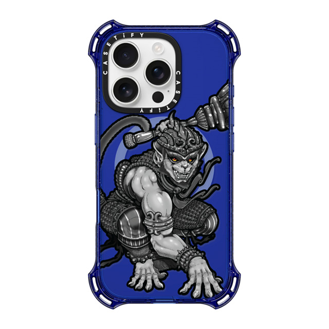 Gabe Shum x CASETiFY iPhone 16 Pro Case コバルトブルー バウンスケース Hanuking Mono by Gabe Shum Gabe Shum x CASETiFY iPhone 16 Pro Case コバルトブルー バウンスケース Hanuking Mono by Gabe Shum