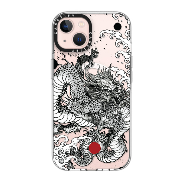 Gabe Shum x CASETiFY iPhone 13 ケース クリア クリア ケース MagSafe対応 Power Dragon