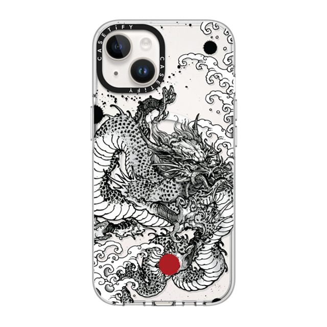 Gabe Shum x CASETiFY iPhone 14 ケース クリア クリア ケース MagSafe対応 Power Dragon