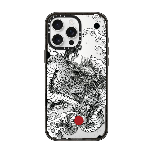 Gabe Shum x CASETiFY iPhone 16 Pro Max ケース ブラック インパクトケース Power Dragon