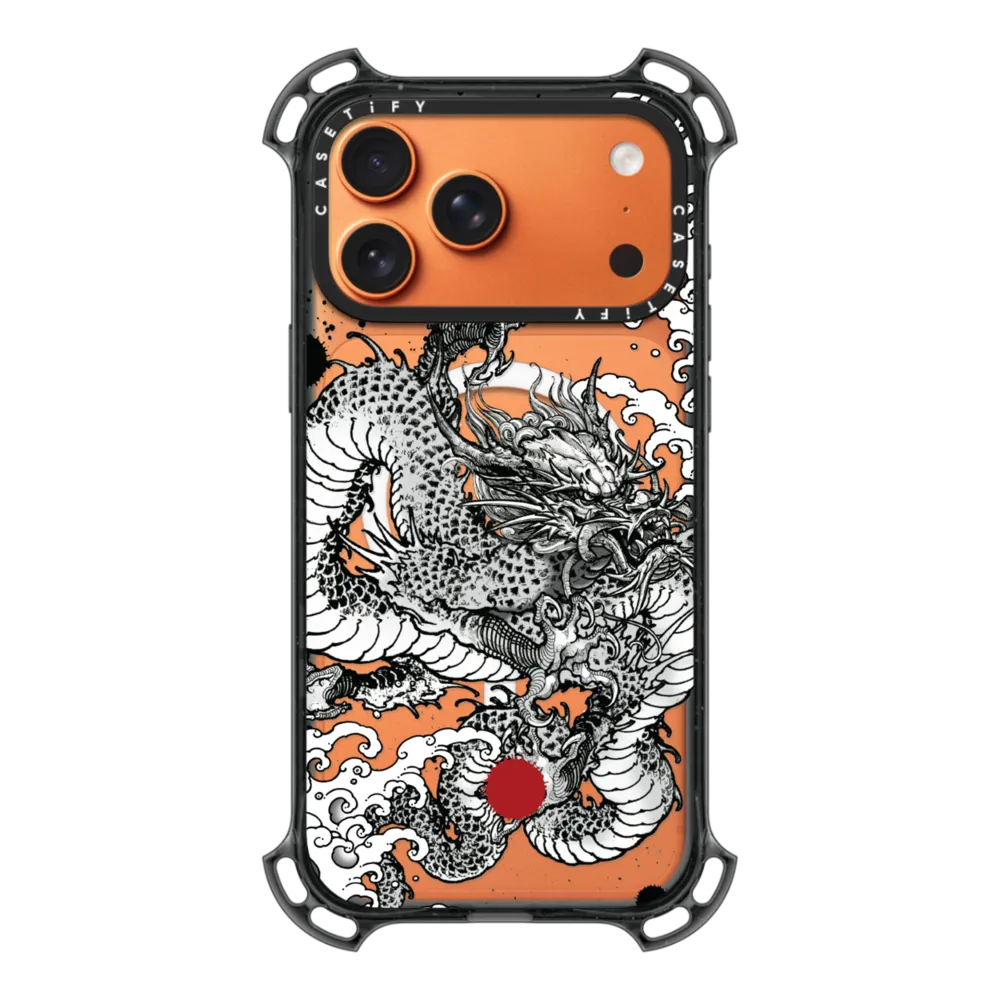 Bounce iPhone 17 Pro Max Case MagSafe Compatible - Power Dragon
