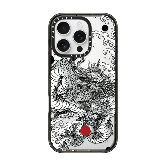 Gabe Shum x CASETiFY iPhone 16 Pro ケース ブラック インパクトケース Power Dragon