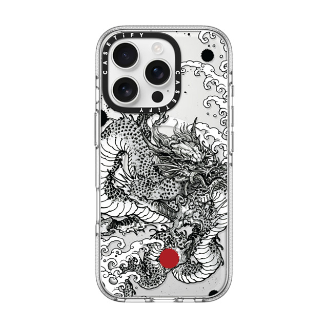 Gabe Shum x CASETiFY iPhone 16 Pro ケース クリア クリア ケース MagSafe対応 Power Dragon