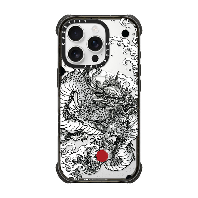 Gabe Shum x CASETiFY iPhone 16 Pro Case Black ウルトラ インパクトケース MagSafe 対応 Power Dragon Gabe Shum x CASETiFY iPhone 16 Pro Case Black ウルトラ インパクトケース MagSafe 対応 Power Dragon