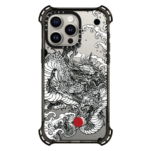 Gabe Shum x CASETiFY iPhone 15 Pro Max Case Dragon,Animal Black バウンスケース Power Dragon Mother's Day Gabe Shum x CASETiFY iPhone 15 Pro Max Case Dragon,Animal Black バウンスケース Power Dragon Mother's Day