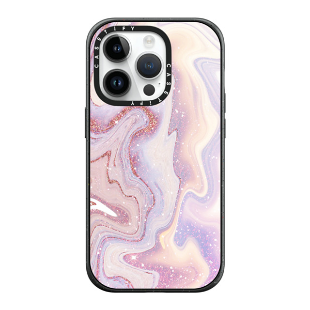 CASETiFY iPhone 14 Pro ケース マットブラック インパクトケース MagSafe対応 design 035 anna j. elizabeth