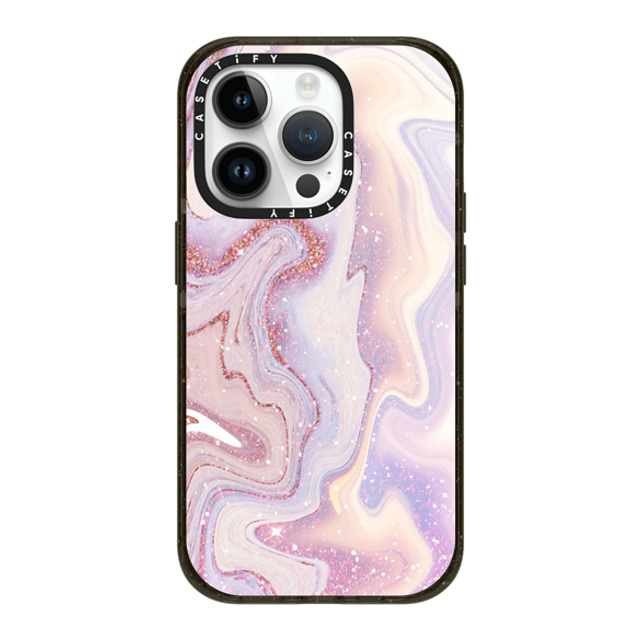 CASETiFY iPhone 14 Pro ケース ブラック インパクトケース MagSafe対応 design 035 anna j. elizabeth