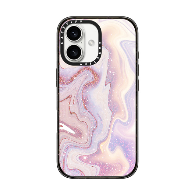 CASETiFY iPhone 16 ケース ブラック インパクトケース design 035 anna j. elizabeth