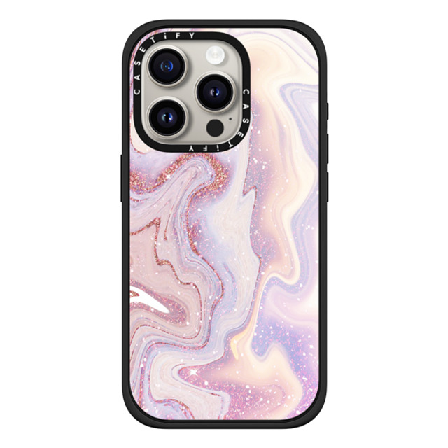 CASETiFY iPhone 15 Pro ケース マットブラック インパクトケース MagSafe対応 design 035 anna j. elizabeth