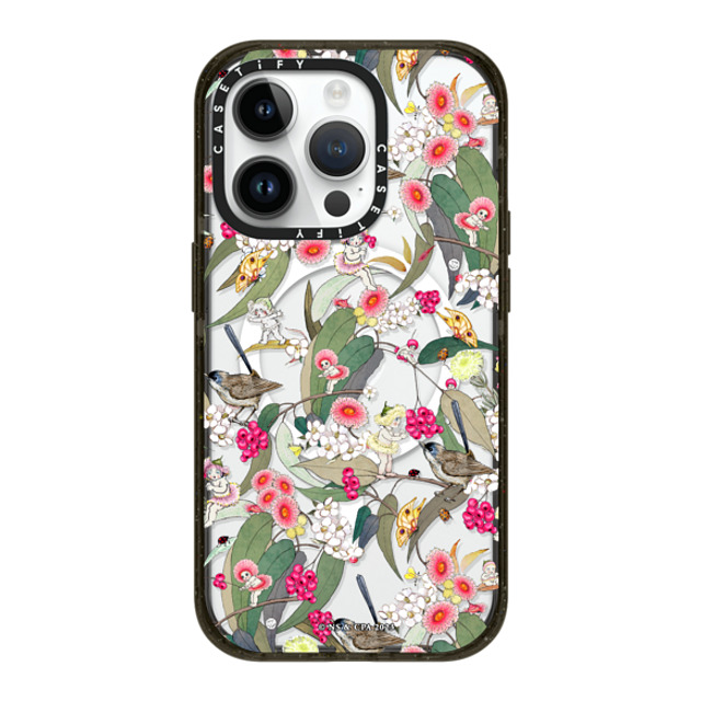 May Gibbs x CASETiFY iPhone 14 Pro ケース ブラック インパクトケース MagSafe対応 Native Berries