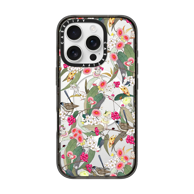 May Gibbs x CASETiFY iPhone 16 Pro ケース ブラック インパクトケース MagSafe対応 Native Berries