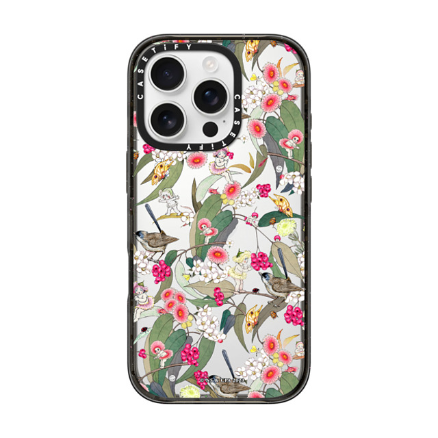 May Gibbs x CASETiFY iPhone 16 Pro ケース ブラック インパクトケース Native Berries