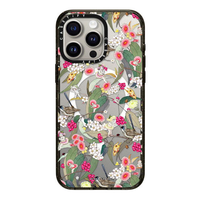 May Gibbs x CASETiFY iPhone 15 Pro Max ケース ブラック インパクトケース MagSafe対応 Native Berries