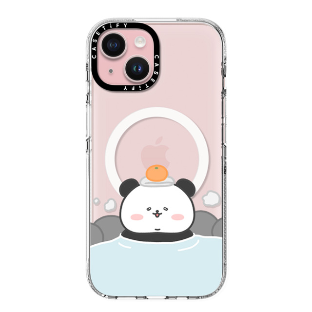 Bubbly Poya x CASETiFY iPhone 15 Case Animal,Cartoon Clear Clear Case MagSafe Compatible poya in the onsen Mother's Day Bubbly Poya x CASETiFY iPhone 15 Case Animal,Cartoon Clear Clear Case MagSafe Compatible poya in the onsen Mother's Day