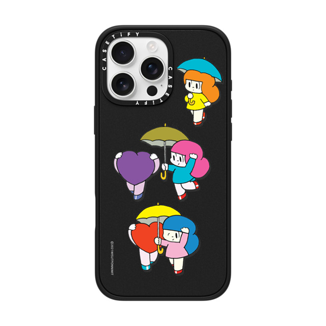 Wisut Ponnimit x CASETiFY iPhone 16 Pro Max Case Cartoon,Love Matte Black Impact Case MagSafe Compatible Take care of your body as well as your mind Back to School Wisut Ponnimit x CASETiFY iPhone 16 Pro Max Case Cartoon,Love Matte Black Impact Case MagSafe Compatible Take care of your body as well as your mind Back to School