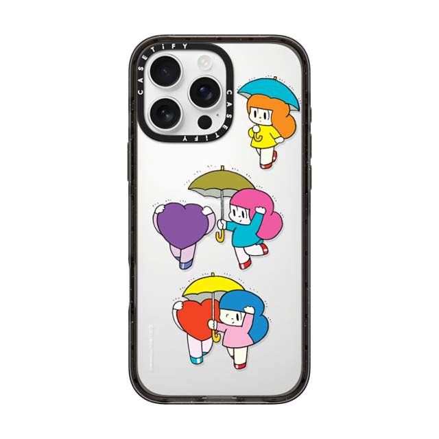 Wisut Ponnimit x CASETiFY iPhone 16 Pro Max Case Cartoon,Love Black Impact Case Take care of your body as well as your mind Mother's Day Wisut Ponnimit x CASETiFY iPhone 16 Pro Max Case Cartoon,Love Black Impact Case Take care of your body as well as your mind Mother's Day