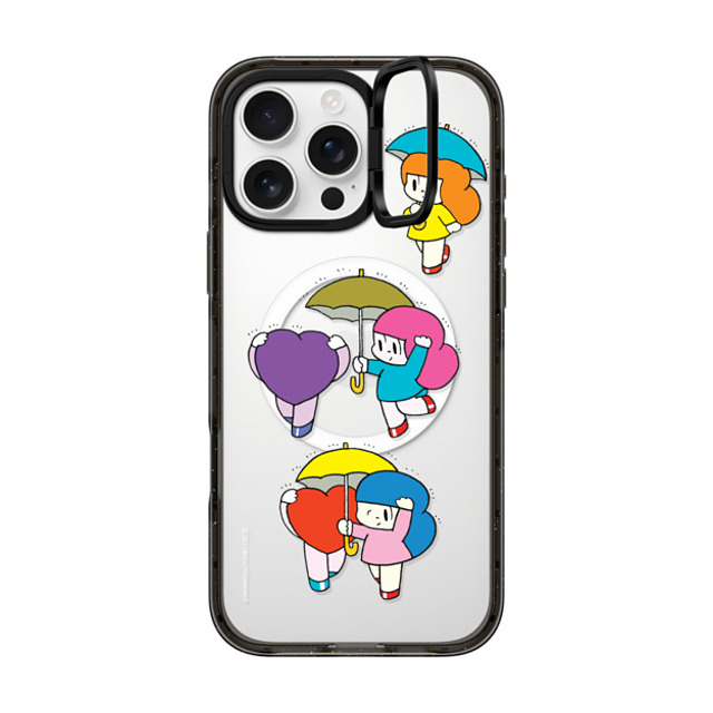Wisut Ponnimit x CASETiFY iPhone 16 Pro Max Case Cartoon,Love Black インパクトリングスタンドケース MagSafe対応 Take care of your body as well as your mind Mother's Day Wisut Ponnimit x CASETiFY iPhone 16 Pro Max Case Cartoon,Love Black インパクトリングスタンドケース MagSafe対応 Take care of your body as well as your mind Mother's Day