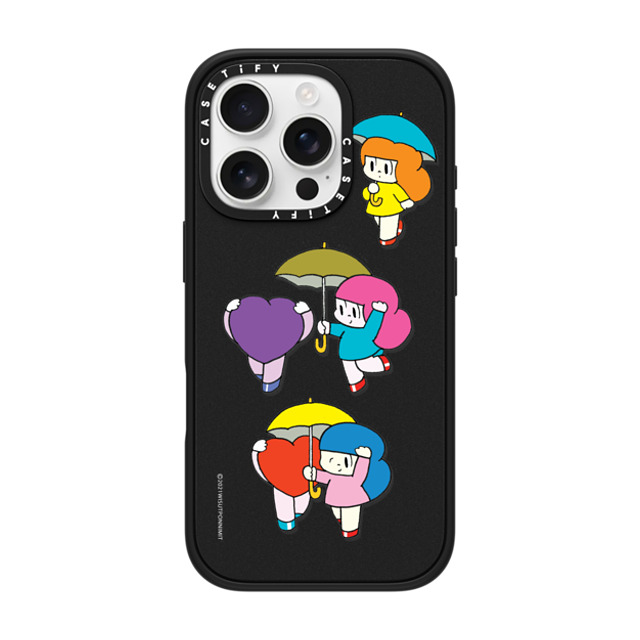 Wisut Ponnimit x CASETiFY iPhone 16 Pro ケース Cartoon,Love マットブラック インパクトケース MagSafe対応 Take care of your body as well as your mind Father's Day Wisut Ponnimit x CASETiFY iPhone 16 Pro ケース Cartoon,Love マットブラック インパクトケース MagSafe対応 Take care of your body as well as your mind Father's Day