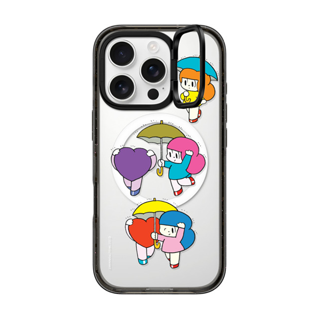 Wisut Ponnimit x CASETiFY iPhone 16 Pro Case Cartoon,Love Black インパクトリングスタンドケース MagSafe対応 Take care of your body as well as your mind Father's Day Wisut Ponnimit x CASETiFY iPhone 16 Pro Case Cartoon,Love Black インパクトリングスタンドケース MagSafe対応 Take care of your body as well as your mind Father's Day