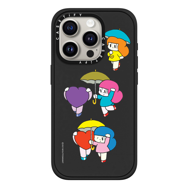 Wisut Ponnimit x CASETiFY iPhone 15 Pro Case Cartoon,Love マットブラック Impact Case MagSafe Compatible Take care of your body as well as your mind Mother's Day Wisut Ponnimit x CASETiFY iPhone 15 Pro Case Cartoon,Love マットブラック Impact Case MagSafe Compatible Take care of your body as well as your mind Mother's Day