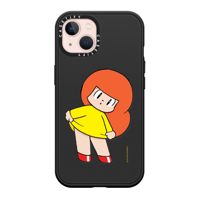 Wisut Ponnimit x CASETiFY iPhone 13 ケース マットブラック インパクトケース MagSafe対応 Mamuang