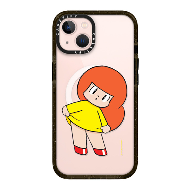 Wisut Ponnimit x CASETiFY iPhone 13 ケース ブラック インパクトケース MagSafe対応 Mamuang