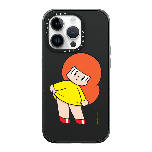 Wisut Ponnimit x CASETiFY iPhone 14 Pro ケース マットブラック インパクトケース MagSafe対応 Mamuang