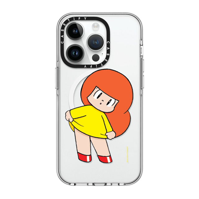 Wisut Ponnimit x CASETiFY iPhone 14 Pro ケース クリア クリア ケース MagSafe対応 Mamuang