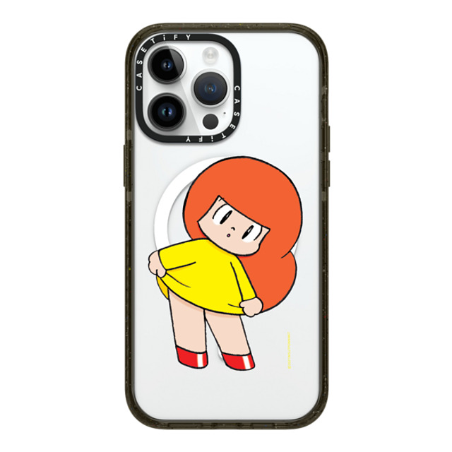 Wisut Ponnimit x CASETiFY iPhone 14 Pro Max ケース ブラック インパクトケース MagSafe対応 Mamuang