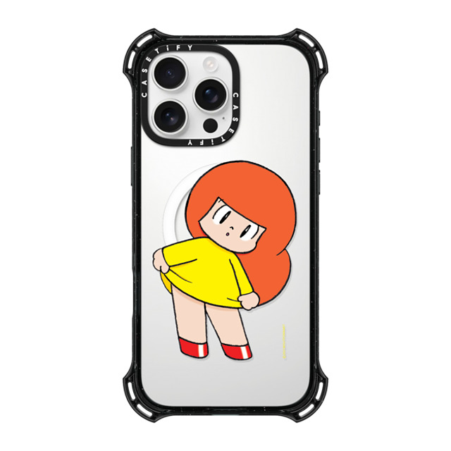 Wisut Ponnimit x CASETiFY iPhone 16 Pro Max ケース ブラック バウンスケース Mamuang