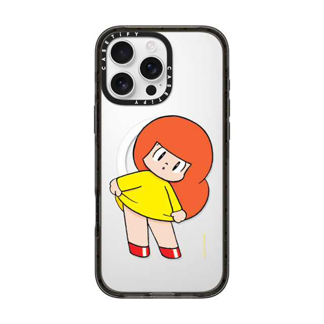 Wisut Ponnimit x CASETiFY iPhone 16 Pro Max ケース ブラック インパクトケース MagSafe対応 Mamuang