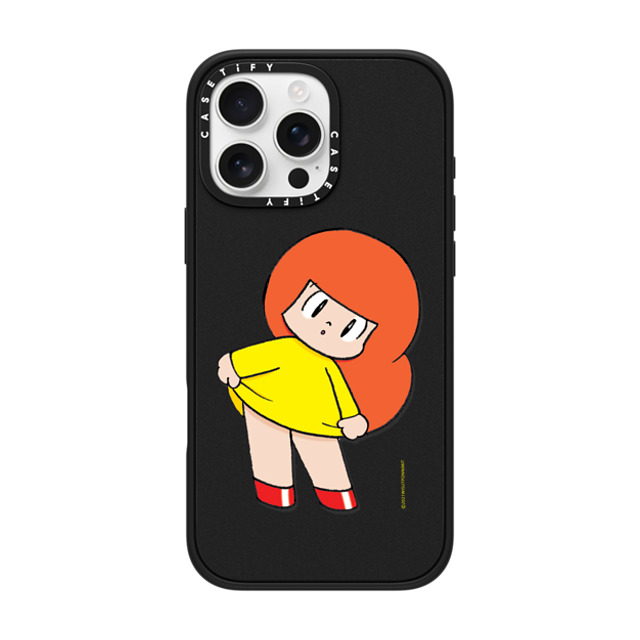 Wisut Ponnimit x CASETiFY iPhone 16 Pro Max ケース マットブラック インパクトケース MagSafe対応 Mamuang