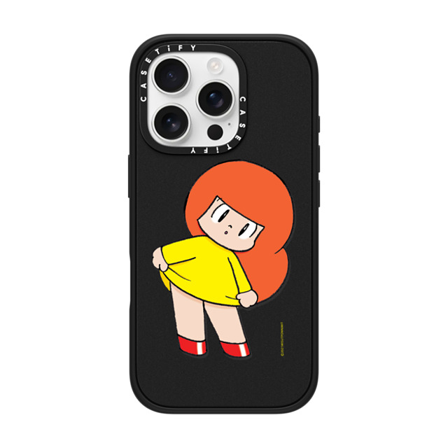 Wisut Ponnimit x CASETiFY iPhone 16 Pro ケース マットブラック インパクトケース Mamuang