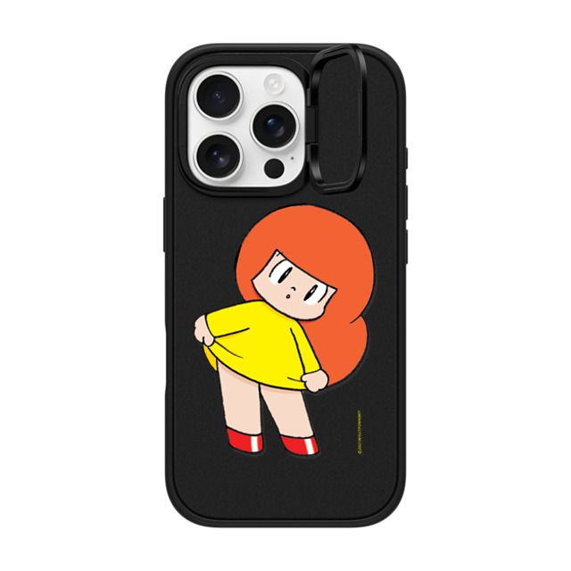 Wisut Ponnimit x CASETiFY iPhone 16 Pro ケース マットブラック インパクトリングスタンドケース MagSafe対応 Mamuang