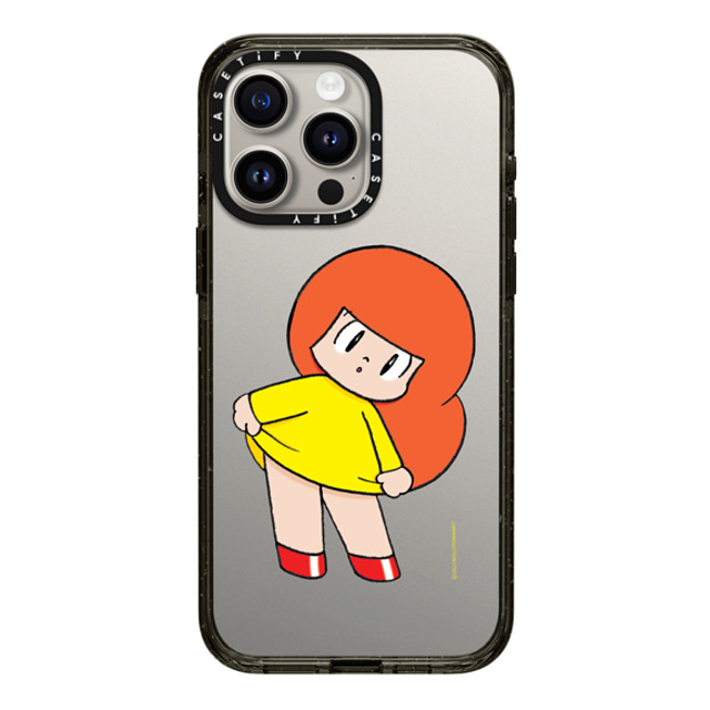 Wisut Ponnimit x CASETiFY iPhone 15 Pro Max ケース ブラック インパクトケース Mamuang