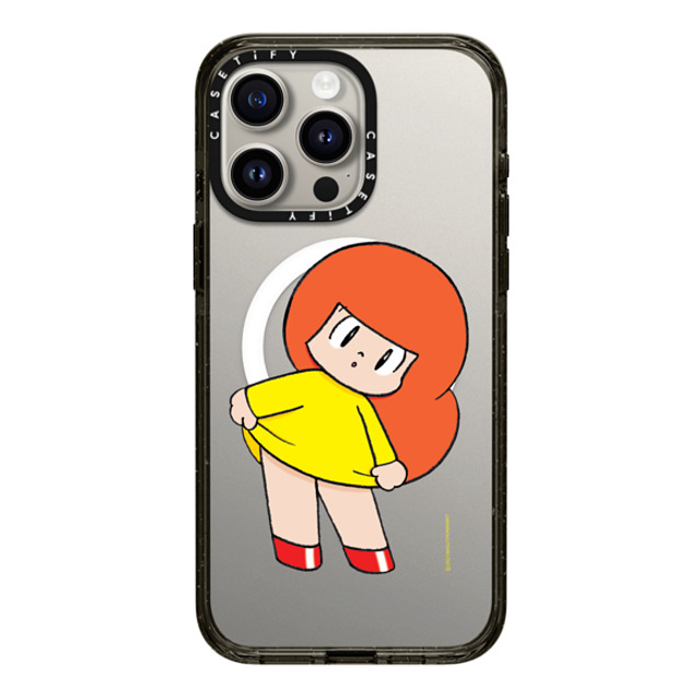 Wisut Ponnimit x CASETiFY iPhone 15 Pro Max ケース ブラック インパクトケース MagSafe対応 Mamuang