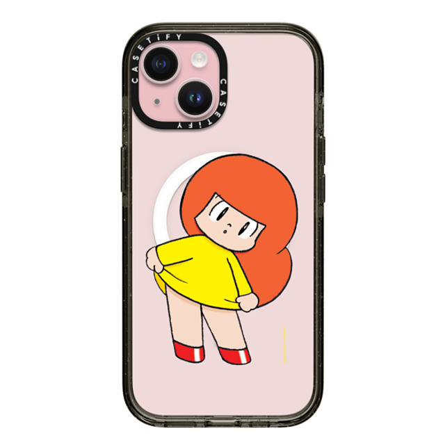 Wisut Ponnimit x CASETiFY iPhone 15 ケース Cartoon ブラック インパクトケース MagSafe対応 Mamuang Father's Day Wisut Ponnimit x CASETiFY iPhone 15 ケース Cartoon ブラック インパクトケース MagSafe対応 Mamuang Father's Day