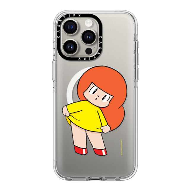 Wisut Ponnimit x CASETiFY iPhone 15 Pro Max ケース クリア クリア ケース MagSafe対応 Mamuang