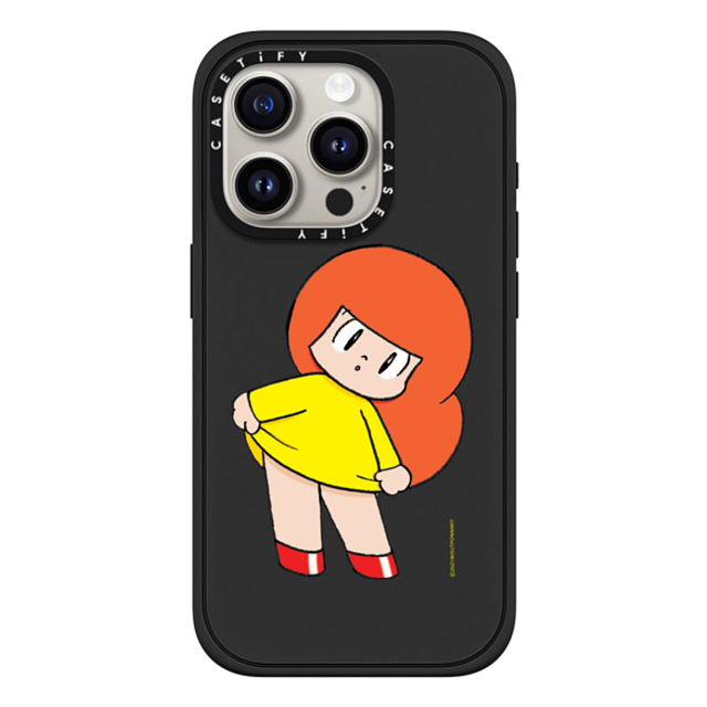 Wisut Ponnimit x CASETiFY iPhone 15 Pro ケース マットブラック インパクトケース MagSafe対応 Mamuang