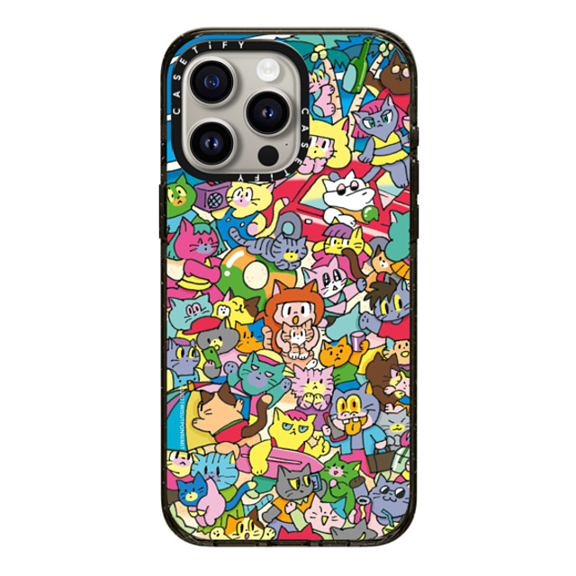 Wisut Ponnimit x CASETiFY iPhone 15 Pro Max Case Cat,Animal Black Impact Case MagSafe Compatible What you like will change your life Back to School Wisut Ponnimit x CASETiFY iPhone 15 Pro Max Case Cat,Animal Black Impact Case MagSafe Compatible What you like will change your life Back to School