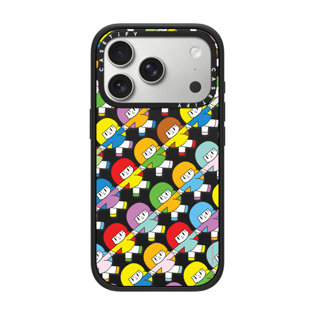 Wisut Ponnimit x CASETiFY iPhone 17 Pro �P�[�X Cartoon �}�b�g�u���b�N �C���p�N�g�P�[�X MagSafe�Ή� Be a good friend to every version of yourself