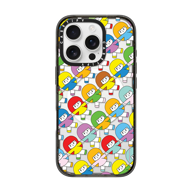 Wisut Ponnimit x CASETiFY iPhone 16 Pro Case Cartoon Black Impact Case MagSafe Compatible Be a good friend to every version of yourself Mother's Day Wisut Ponnimit x CASETiFY iPhone 16 Pro Case Cartoon Black Impact Case MagSafe Compatible Be a good friend to every version of yourself Mother's Day