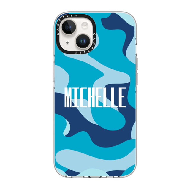 CASETiFY iPhone 14 Case Clear Clear Case MagSafe Compatible Custom Case - Michelle CASETiFY iPhone 14 Case Clear Clear Case MagSafe Compatible Custom Case - Michelle