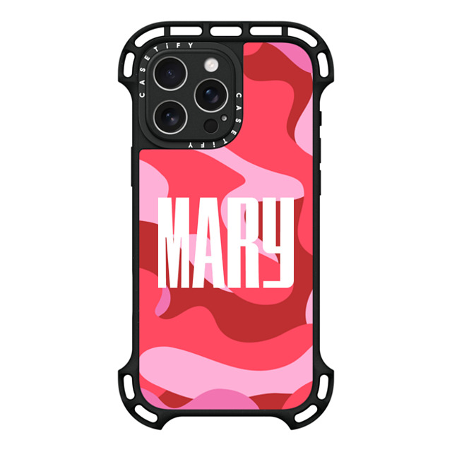 CASETiFY iPhone 16 Pro Max Case Black ウルトラ バウンスケース MagSafe対応 Custom Case - Mary CASETiFY iPhone 16 Pro Max Case Black ウルトラ バウンスケース MagSafe対応 Custom Case - Mary