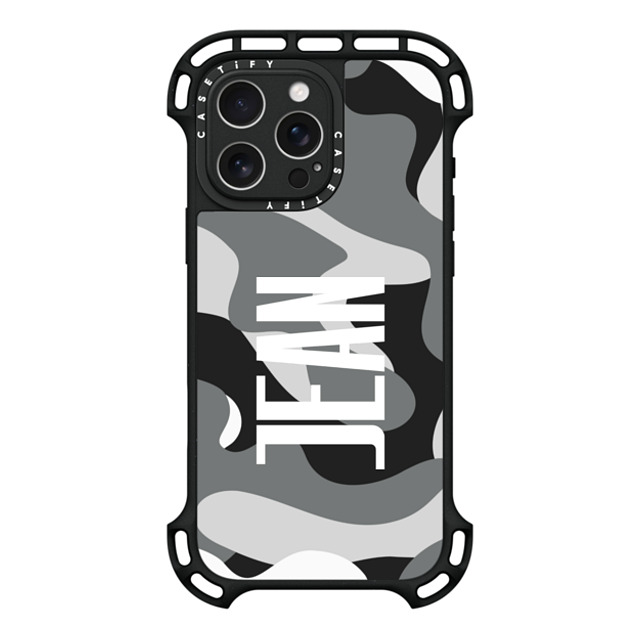 CASETiFY iPhone 16 Pro Max Case Black ウルトラ バウンスケース MagSafe対応 Custom Case - Jean CASETiFY iPhone 16 Pro Max Case Black ウルトラ バウンスケース MagSafe対応 Custom Case - Jean