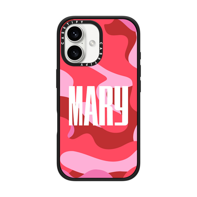 CASETiFY iPhone 16 Case Matte Black Impact Case MagSafe Compatible Custom Case - Mary CASETiFY iPhone 16 Case Matte Black Impact Case MagSafe Compatible Custom Case - Mary