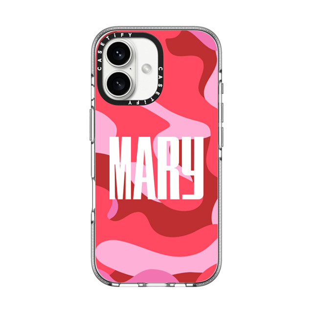 CASETiFY iPhone 16 Case Clear Clear Case MagSafe Compatible Custom Case - Mary CASETiFY iPhone 16 Case Clear Clear Case MagSafe Compatible Custom Case - Mary