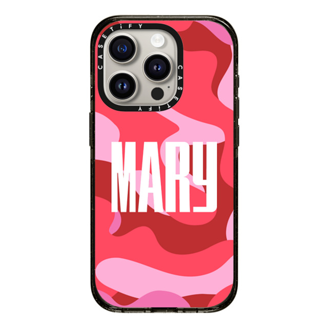 CASETiFY iPhone 15 Pro Case Black Impact Case MagSafe Compatible Custom Case - Mary CASETiFY iPhone 15 Pro Case Black Impact Case MagSafe Compatible Custom Case - Mary