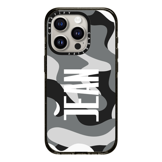 CASETiFY iPhone 15 Pro Case Black Impact Case Custom Case - Jean CASETiFY iPhone 15 Pro Case Black Impact Case Custom Case - Jean