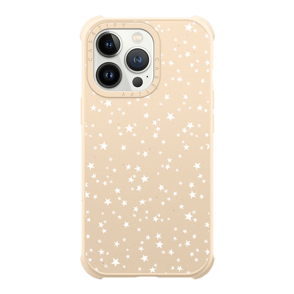 Ultra Compostable iPhone 13 Pro Case - WHITE STAR NIGHT